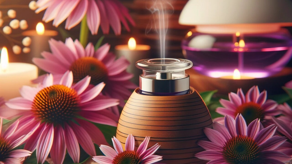 Aromaterapia z jeżówką purpurową dla relaksu i piękna