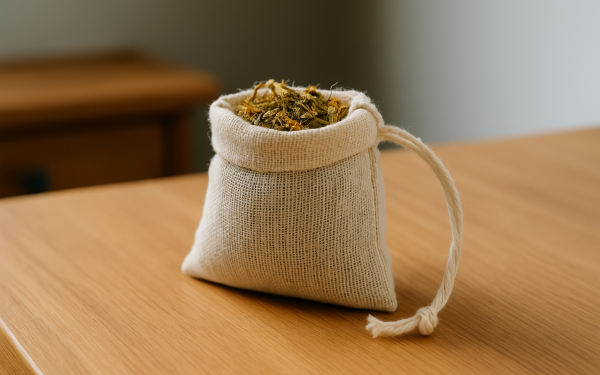 🌿 Ziołowe poduszki z mniszka – naturalny zapach i relaks w jednym